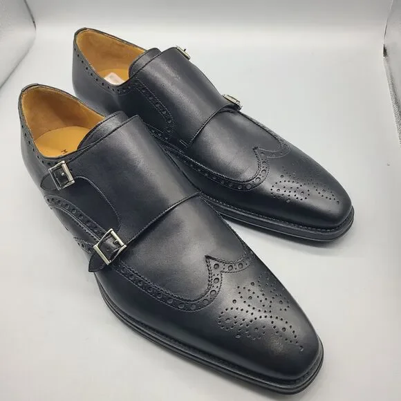 Magnannimens shoes Yuma Wingtip Double Strap Monk Brogue  display picture 1